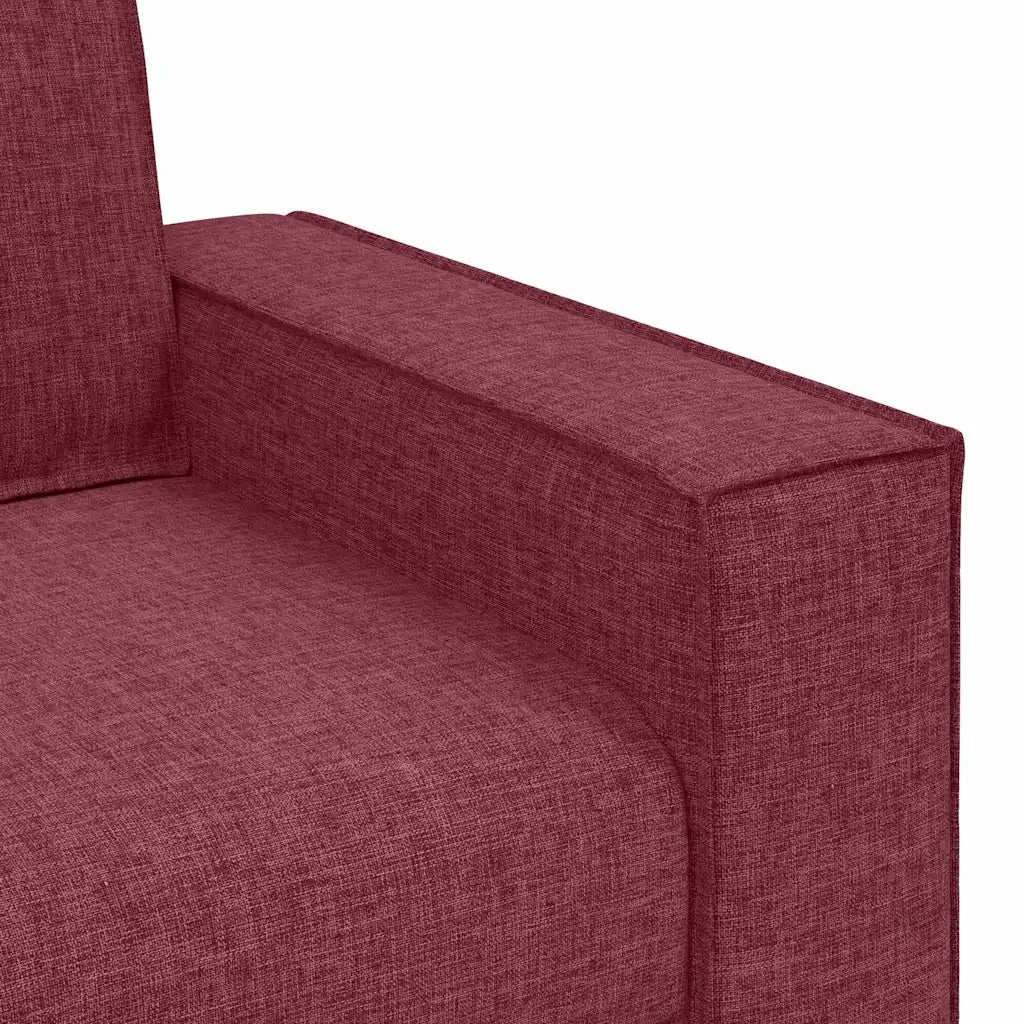 Divano a 3 Posti-Sofa 3 Posti rosso vino 180 cm in tessuto 983645