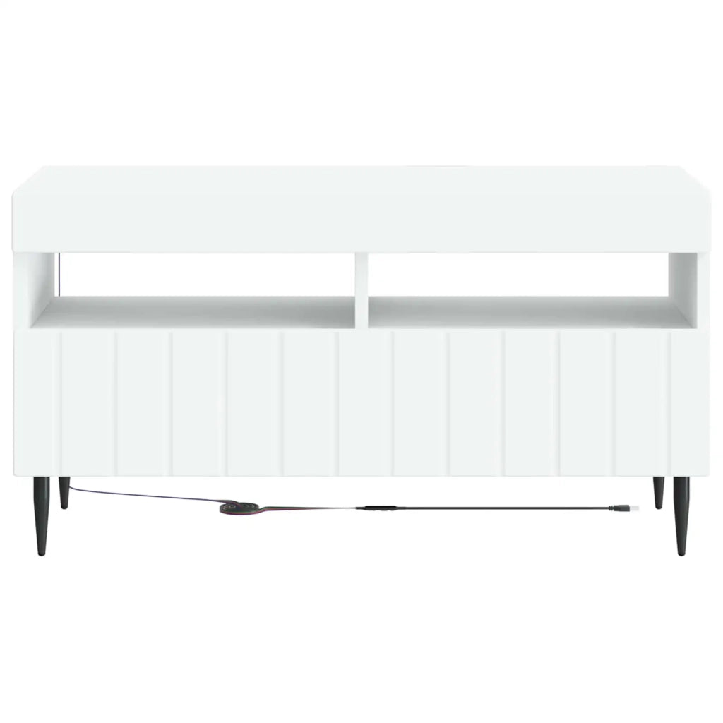 Mobile TV LED Bianco Legno ingegnerizzato 896555