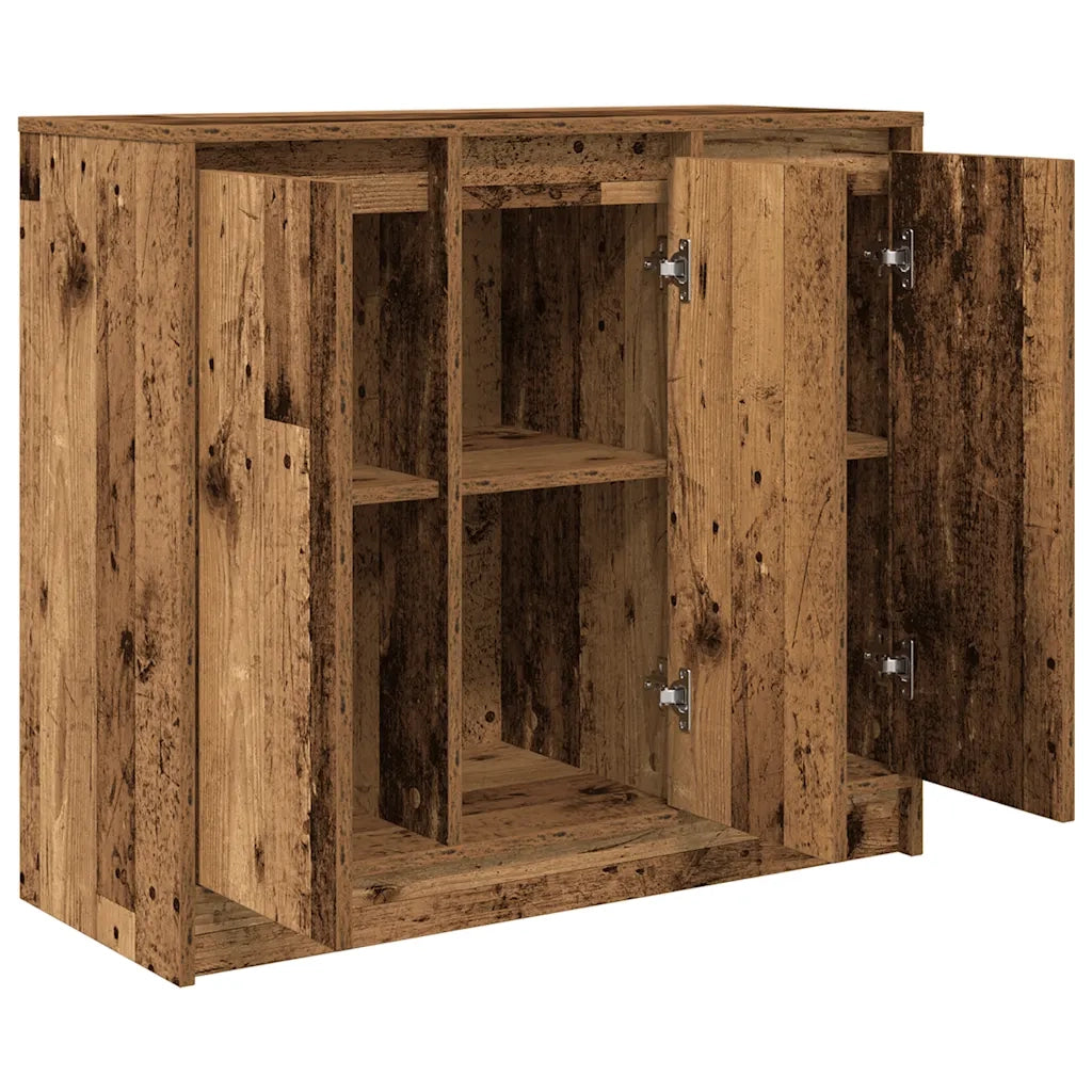 Credenza | Madia | Buffet da pranzo | Armadio da pranzo Legno Antico 85x34x76 cm in Legno Multistrato