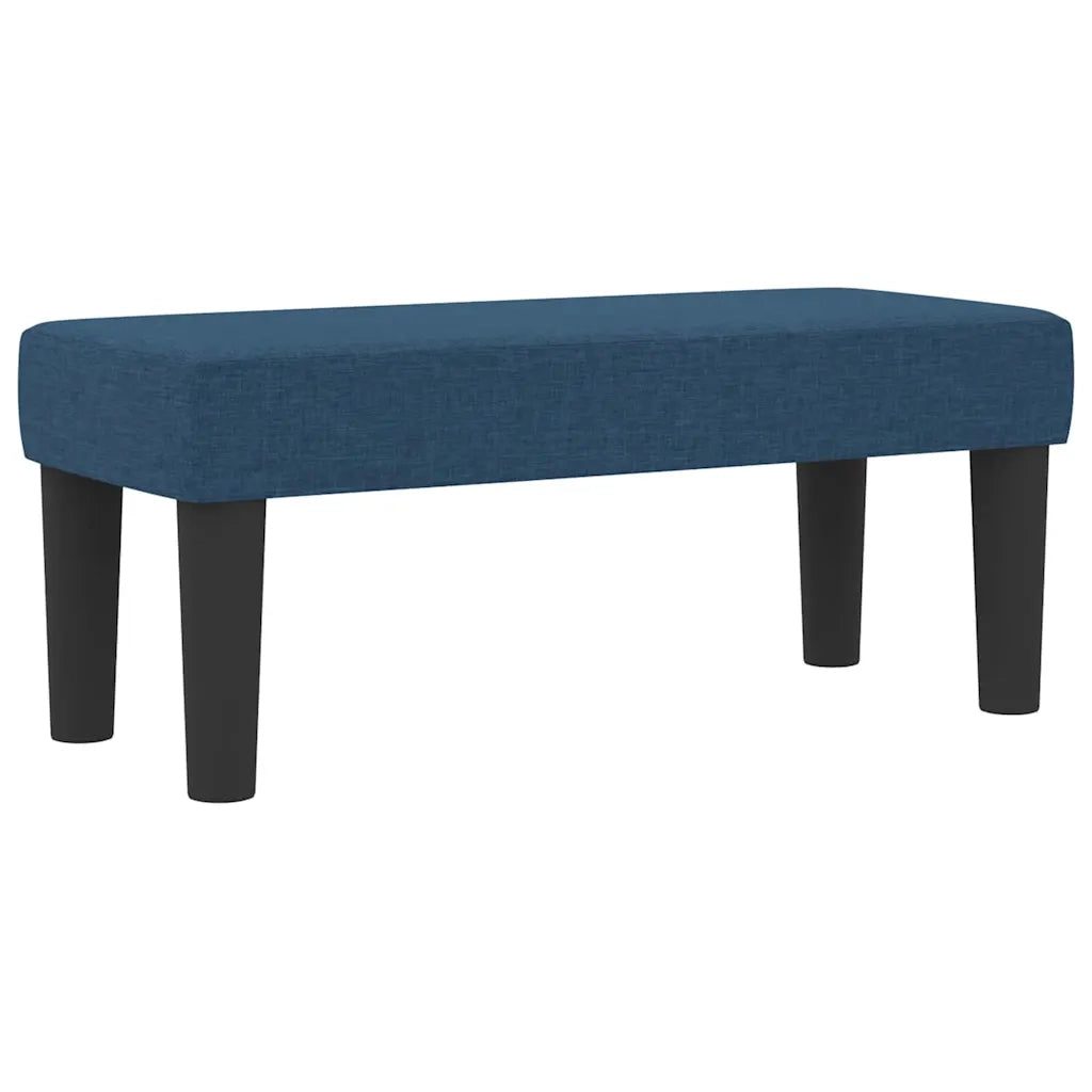 Letto a molle con materasso Blu 100 x 200 cm Tessuto