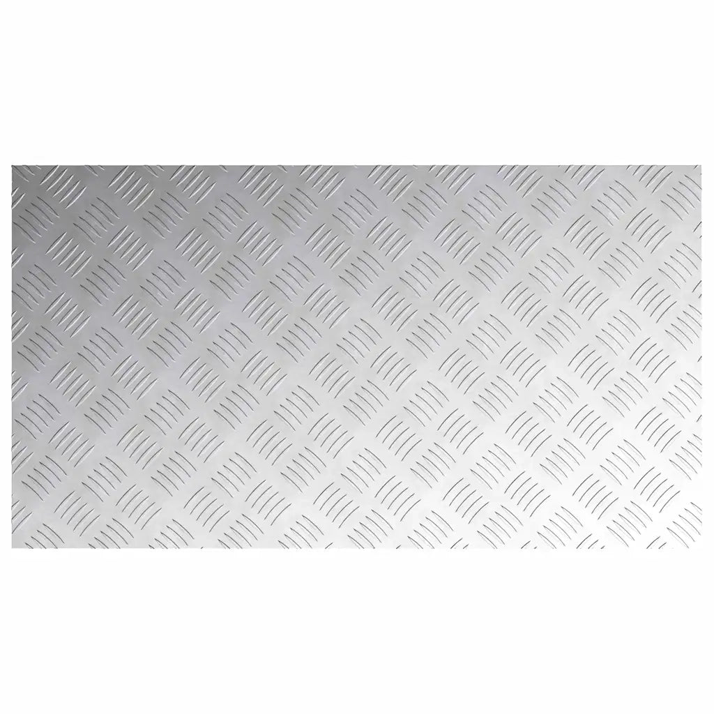 Gradini per Scale 2 pz | Tappetini per scale autoadesivi Argento 90 x 50 cm Alluminio