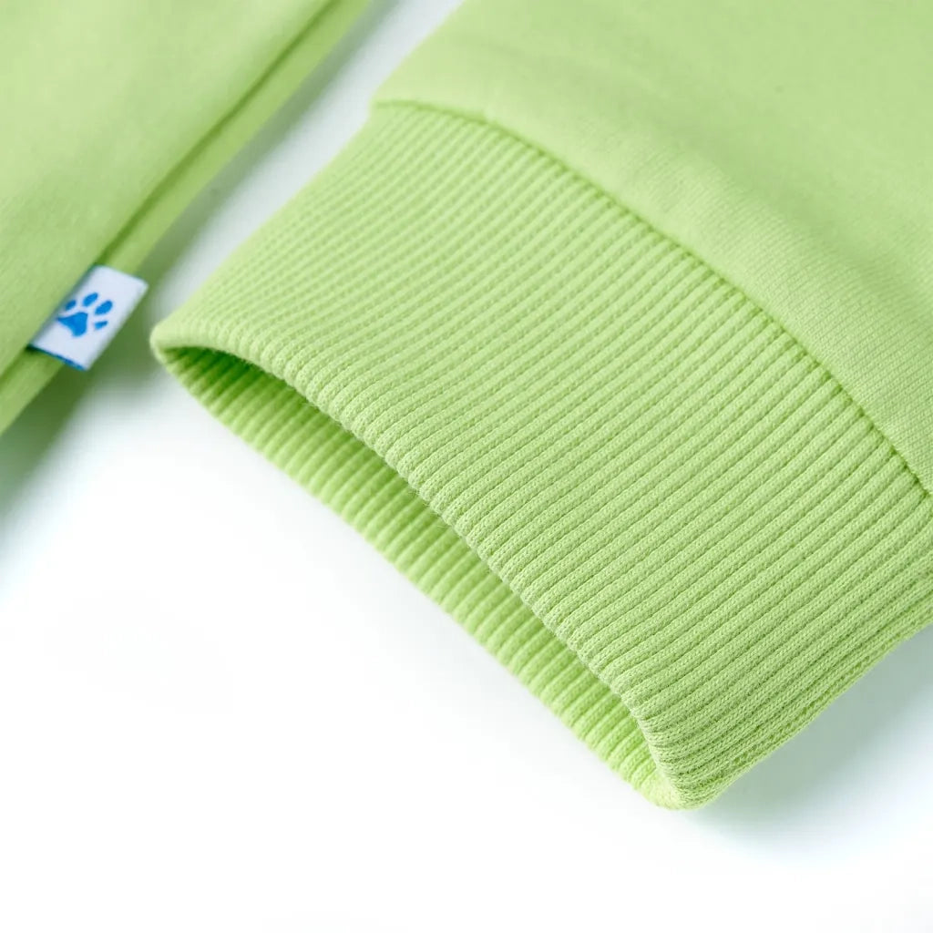 Felpa con Cappuccio per Bambini Blu e Giallo Tenue 104