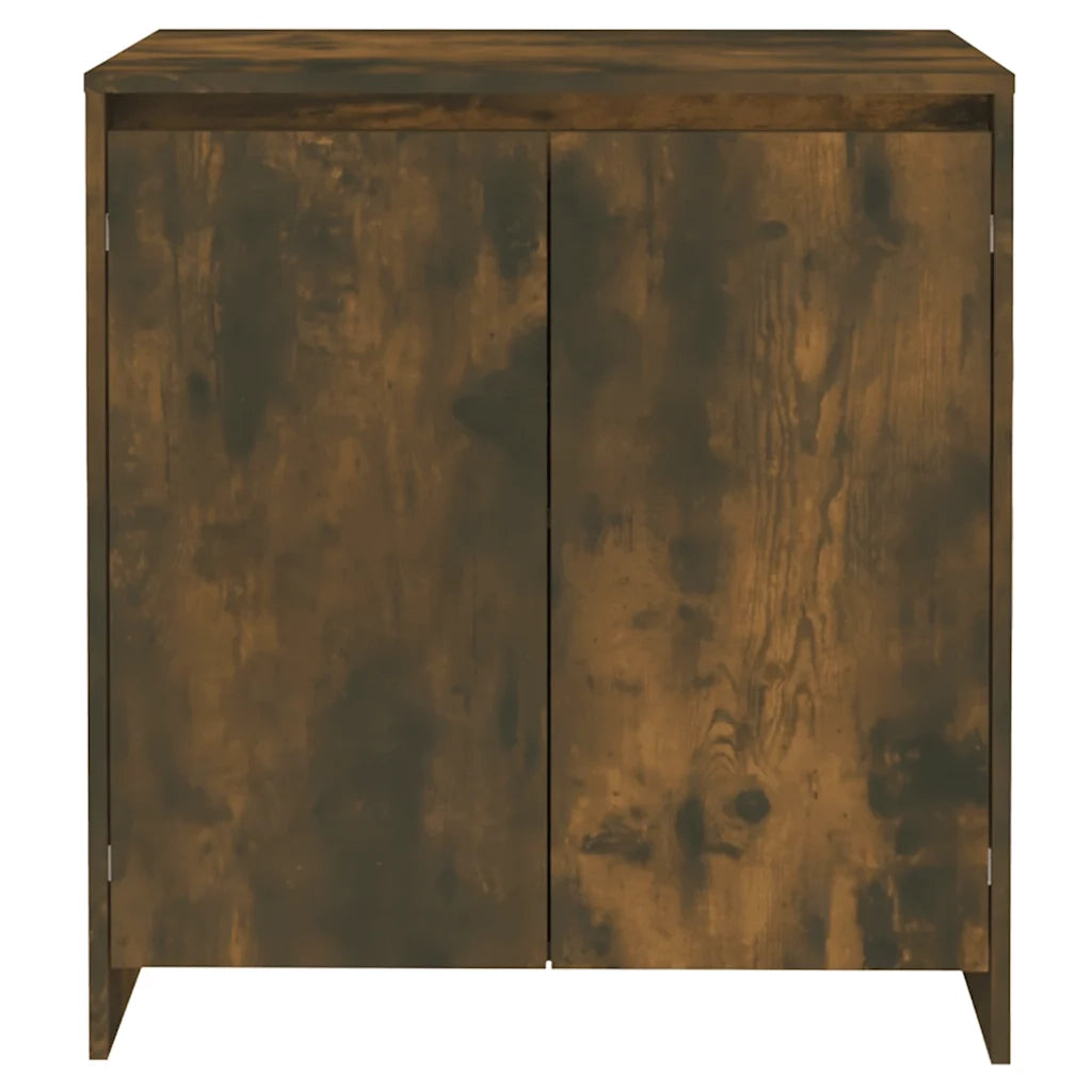 Credenza | Madia | Buffet da pranzo | Armadio da pranzo Rovere Fumo 70x41x75 cm in Legno Multistrato
