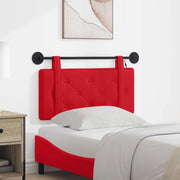 Testiera sospesa Con luce LED Rosso Similpelle 3424075