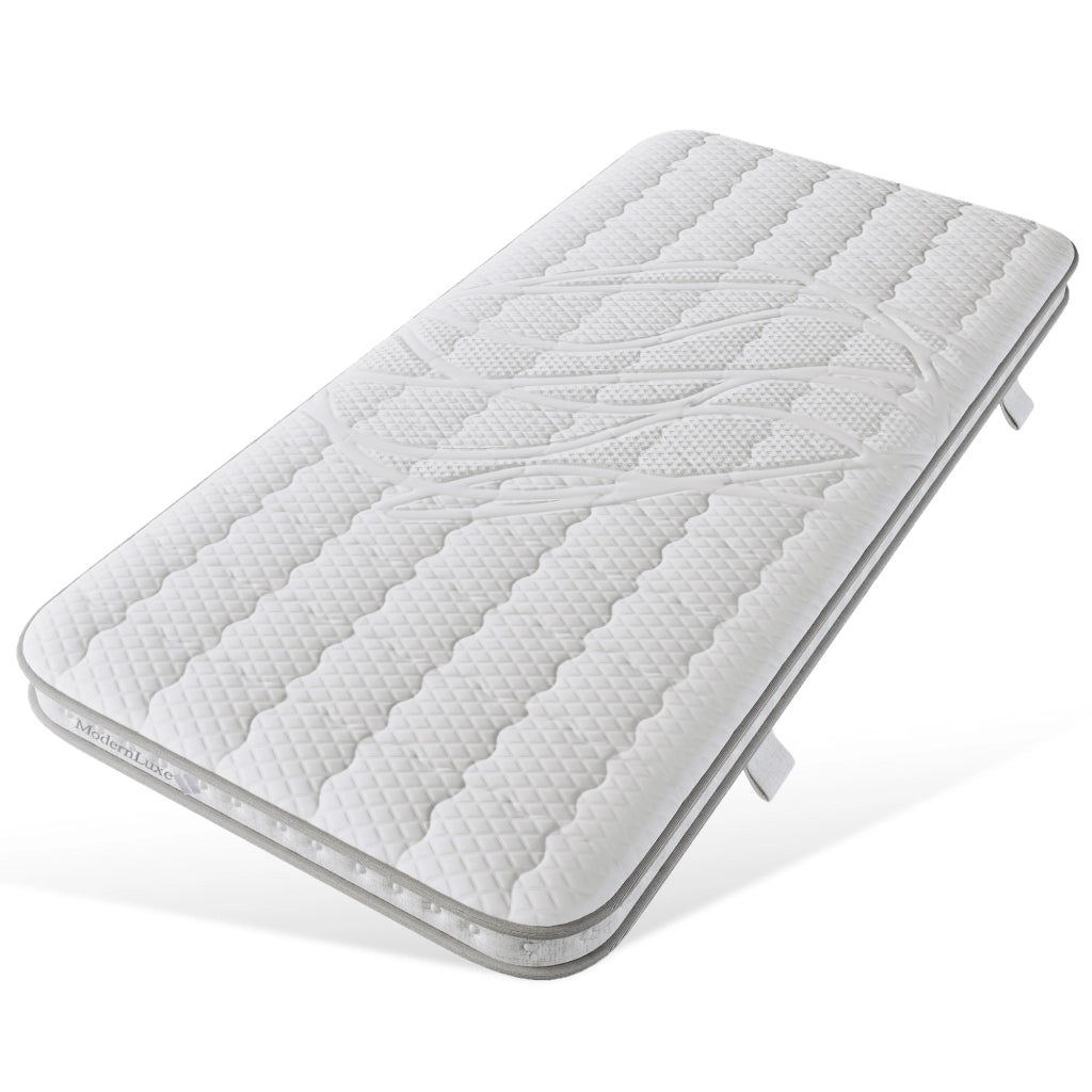 Materasso singolo 90 × 200 cm a molle insacchettate 7 zone H3 con schiuma fredda altezza 10 cm traspirante