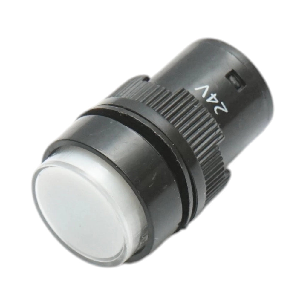 Indicatore di segnale industriale LED bianco 24V Ø 16mm Breckner Germany