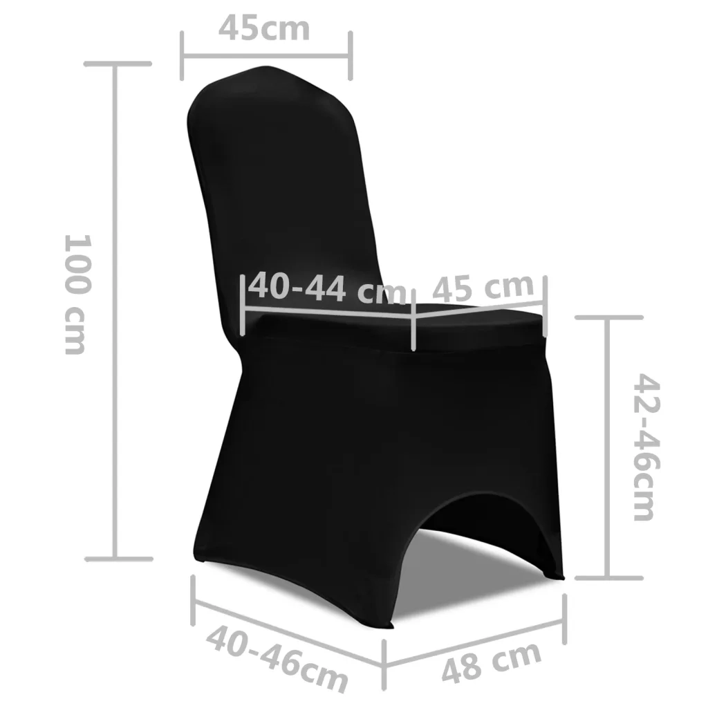 Coprisedia Elasticizzata Nera 50 pz CFW8017935