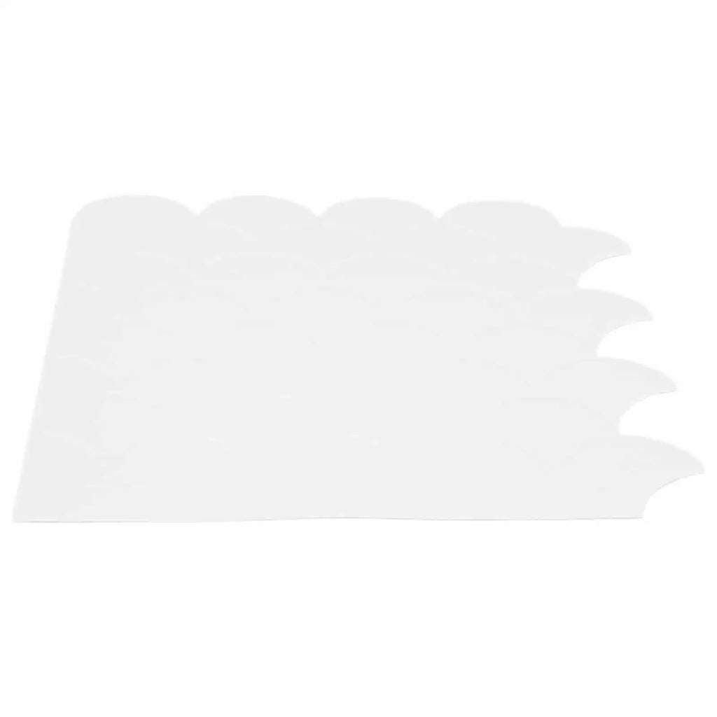 Piastrella a scaglie di pesce 10 pcs Bianco 30 x 30 cm 42046213