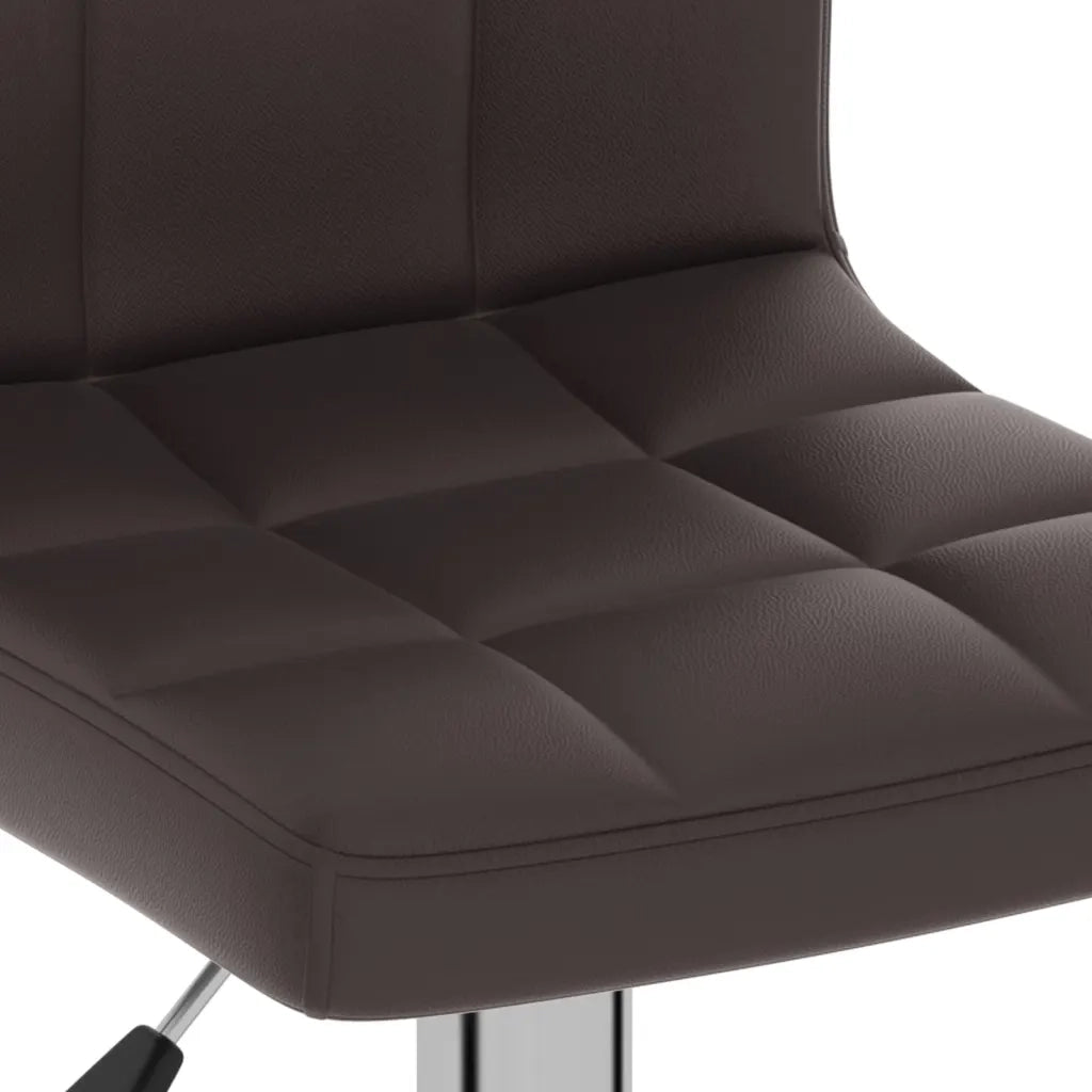 Sgabello da Bar Marrone in Similpelle 334222