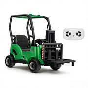 Carrello Elevatore Elettrico per Bambini 12V con Forche Regolabili; Bancale; Tettoia e Telecomando