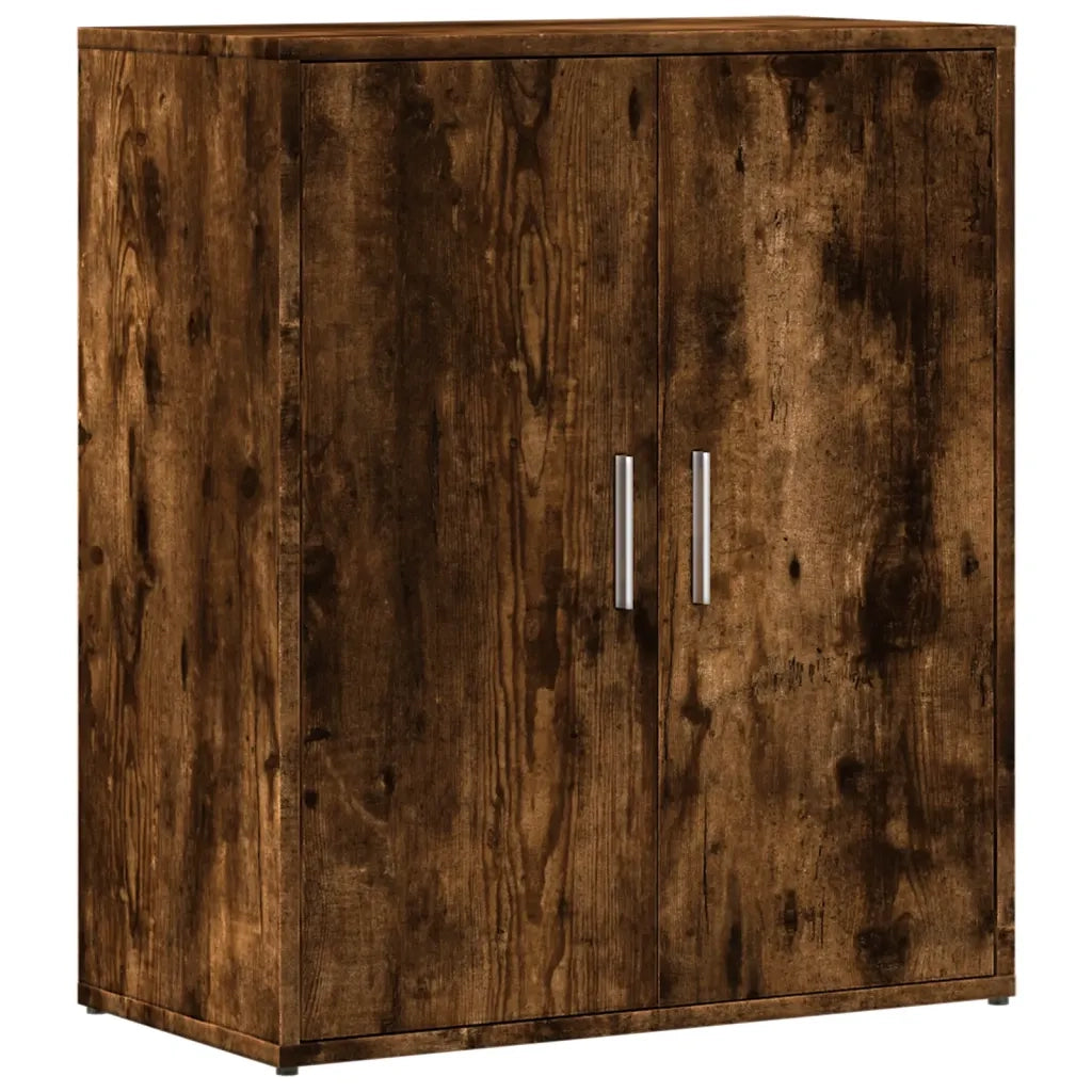 Credenza | Madia | Buffet da pranzo | Armadio da pranzo Rovere Fumo 60x31x70 cm in Legno Multistrato