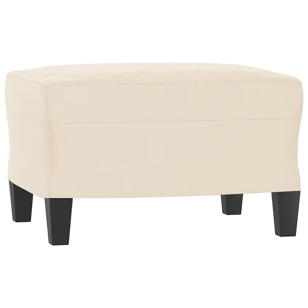Set Divani 4 pz con Cuscini Beige in Tessuto Microfibra
