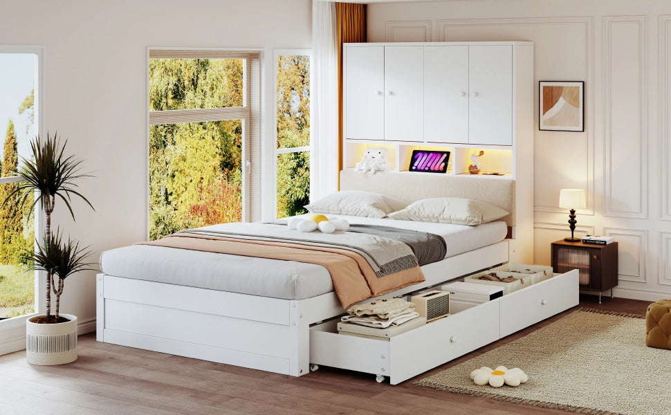 letto in legno bianco 90 x 200 cm