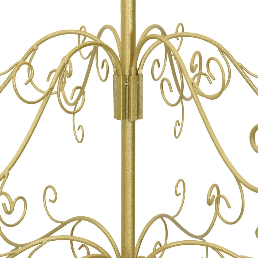 Albero di Natale in metallo Oro 61 cm 42019181