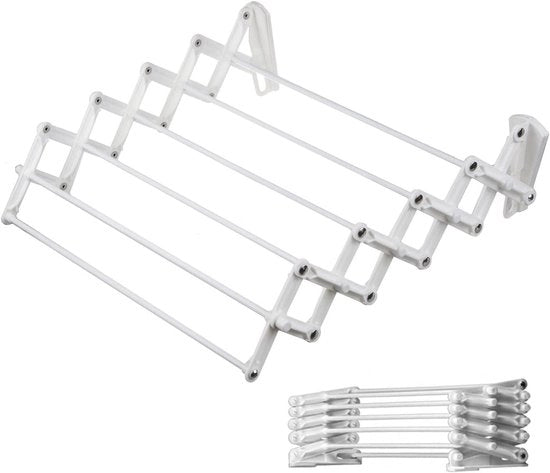 Asciugamani per Bagno - Rettificabile e Resistente - Bianco (50 cm)