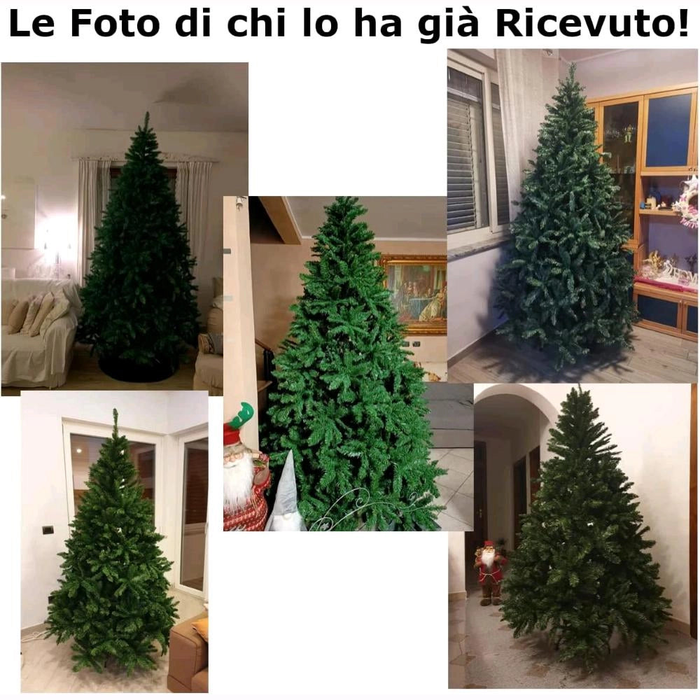 Albero di Natale Mod. FROSTY GREEN 120 cm Colore Verde SUPERFOLTO 326 rami