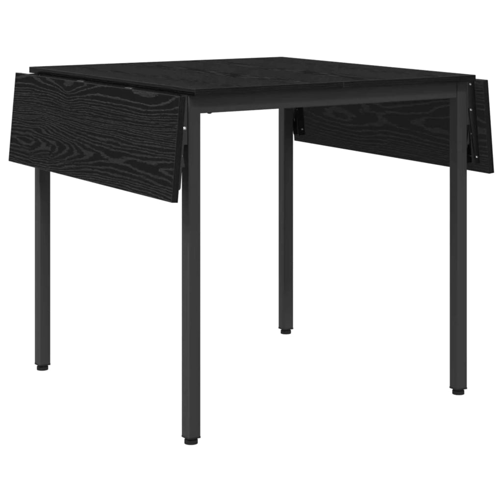 Tavolo da Pranzo Estensibile 120 x 81,5 x 75 cm Rovere Nero 8006115