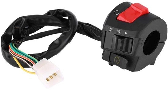 Comando di guida per motocicletta - Alta qualità - Materiali plastici - Universale - Adatto per diverse moto - 7/8 pollici