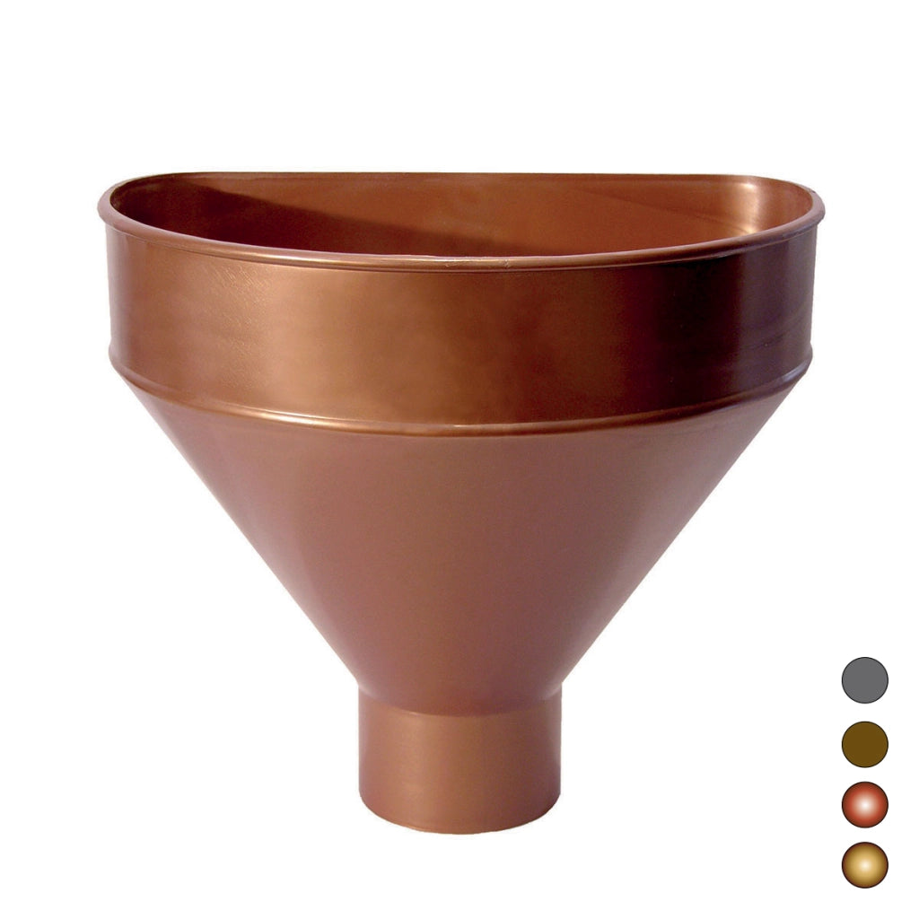 RACCOGLITORE MONOLITICO IN PVC PER PLUVIALI- Diam. 100 - Marrone- DH- pezzi 1