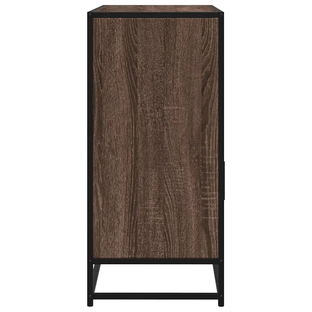 Credenza-Buffet-Armadio da cucina Rovere Marrone 100x35x76 cm in Legno Multistrato