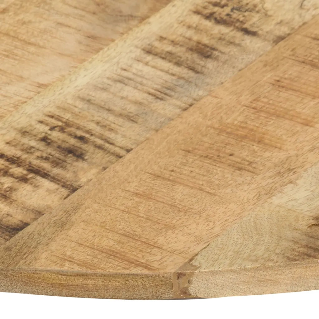 Piano Tavolo | Superficie Tavolo | Piano Scrivania in Legno Massello di Mango Rotondo 15-16 mm 60 cm