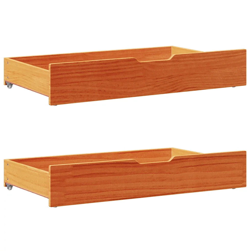 Letto senza Materasso Marrone Cera 160x200 cm in Legno di Pino 3309034