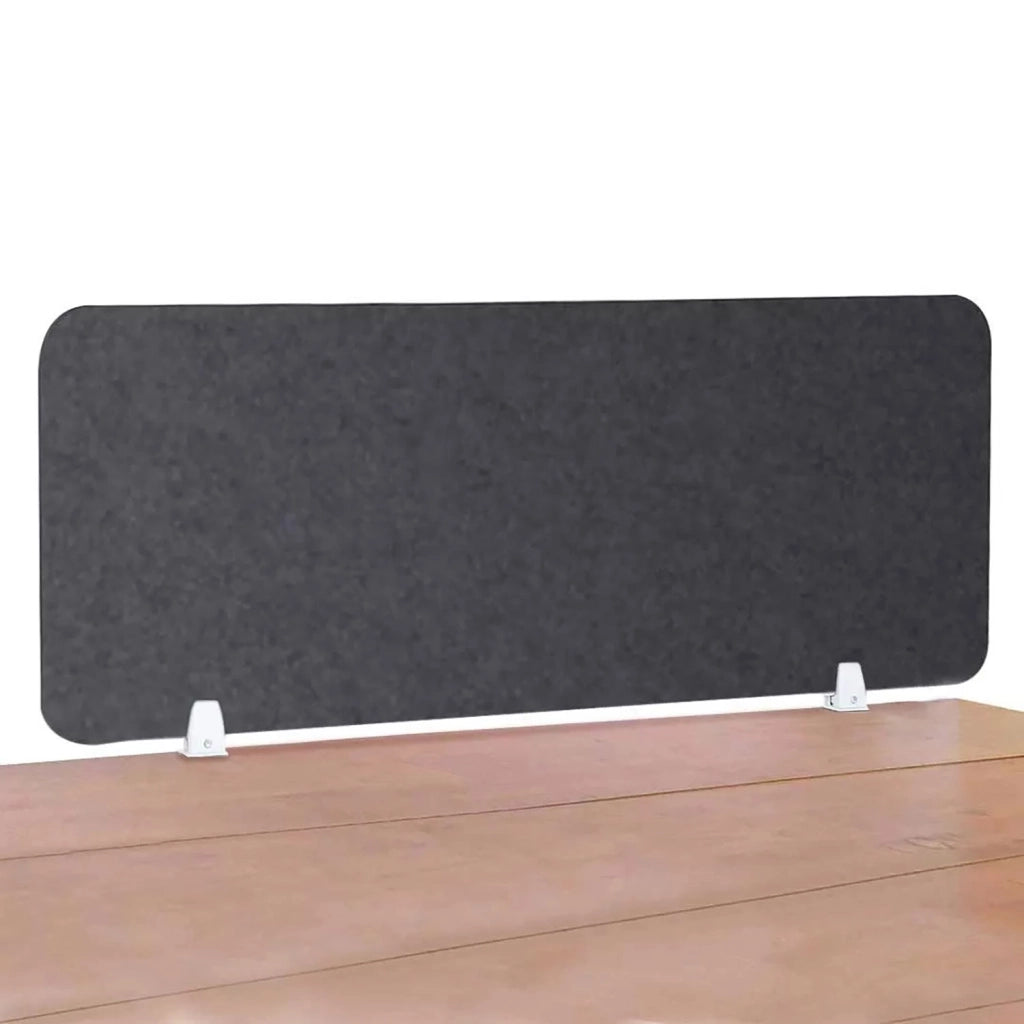 Pannello Fonoassorbente da Banco 100x45 cm Coppia di Morsetti Regolabili da Banco Finitura Antracite