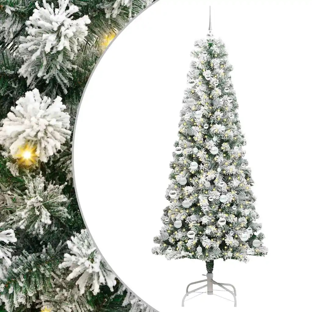 Albero di Natale Artificiale con Rami Pieghevoli 210 cm 3395609