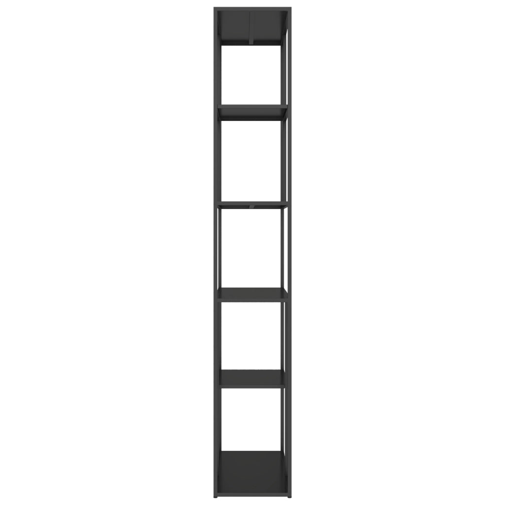 Libreria in metallo 189cm nera LAUREEN