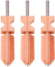 Kit di Spout per Nozzle Hotend - 3 Pezzi - Adatto per FlashForge AD5X - Interamente in Metallo - Dimensione Bocchetta 0,25/0,4/0,6 mm - Resistente a Temperature Elevate