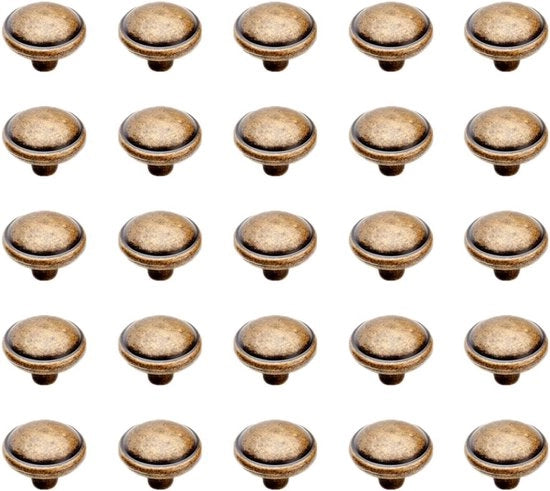 Vitello di bronzo - Zamak - D. 32 mm - 25 pezzi