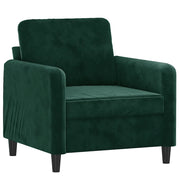 Poltrona | Sedia Relax Verde Scuro 60 cm Velluto
