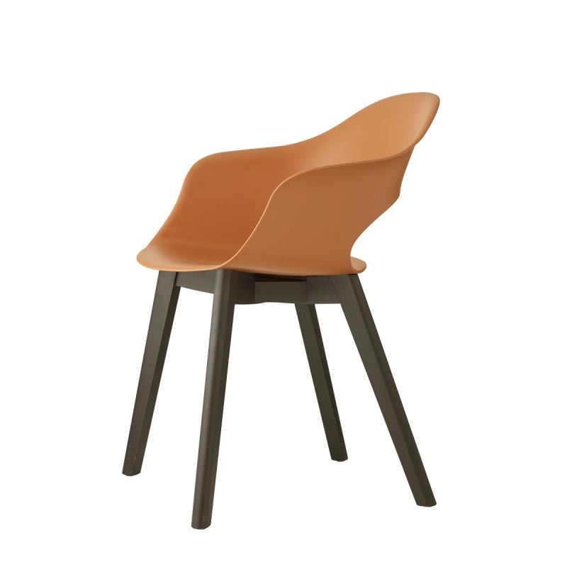 SET 2 SEDIE NATURAL LADY B TECNOPOLIMERO MADE IN ITALY SCAB DESIGN - Terracotta 73