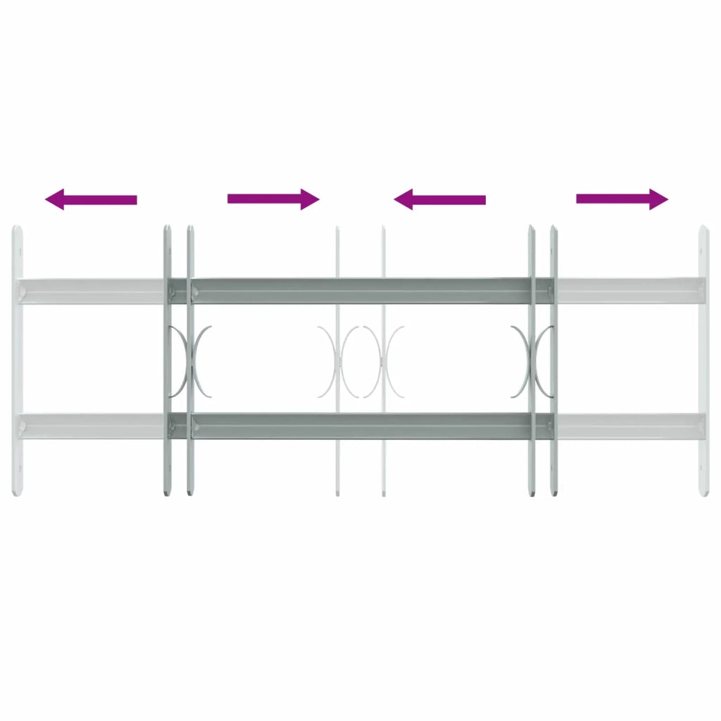 Griglia di Sicurezza per Finestre con 2 Traverse 3 pcs 42031273