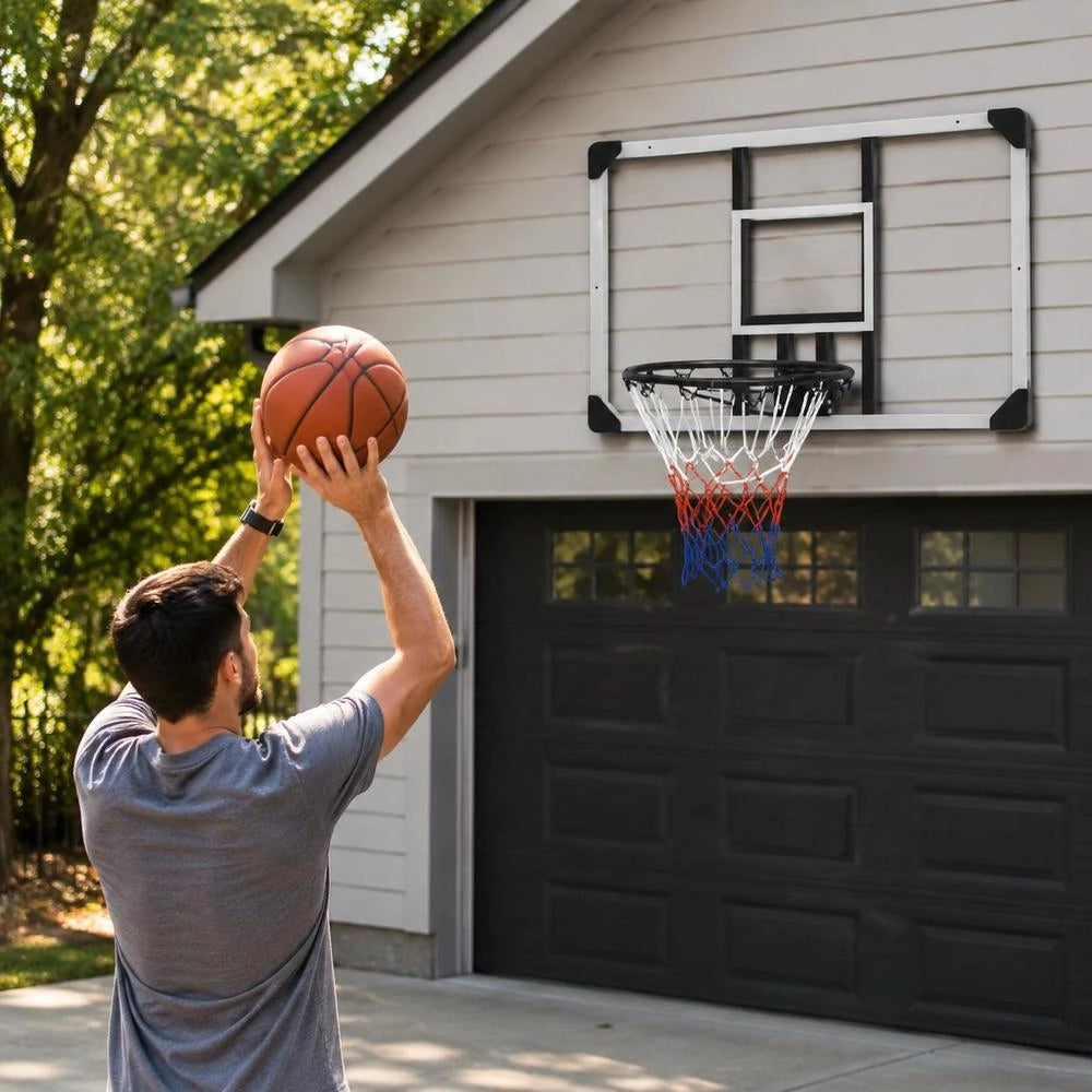 Basketball Hoop, Transparent, 90x60x2.5 Cm, Polycarbonate
