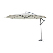 Ombrellone rotondo eccentrico, ø3,5m, ecrù