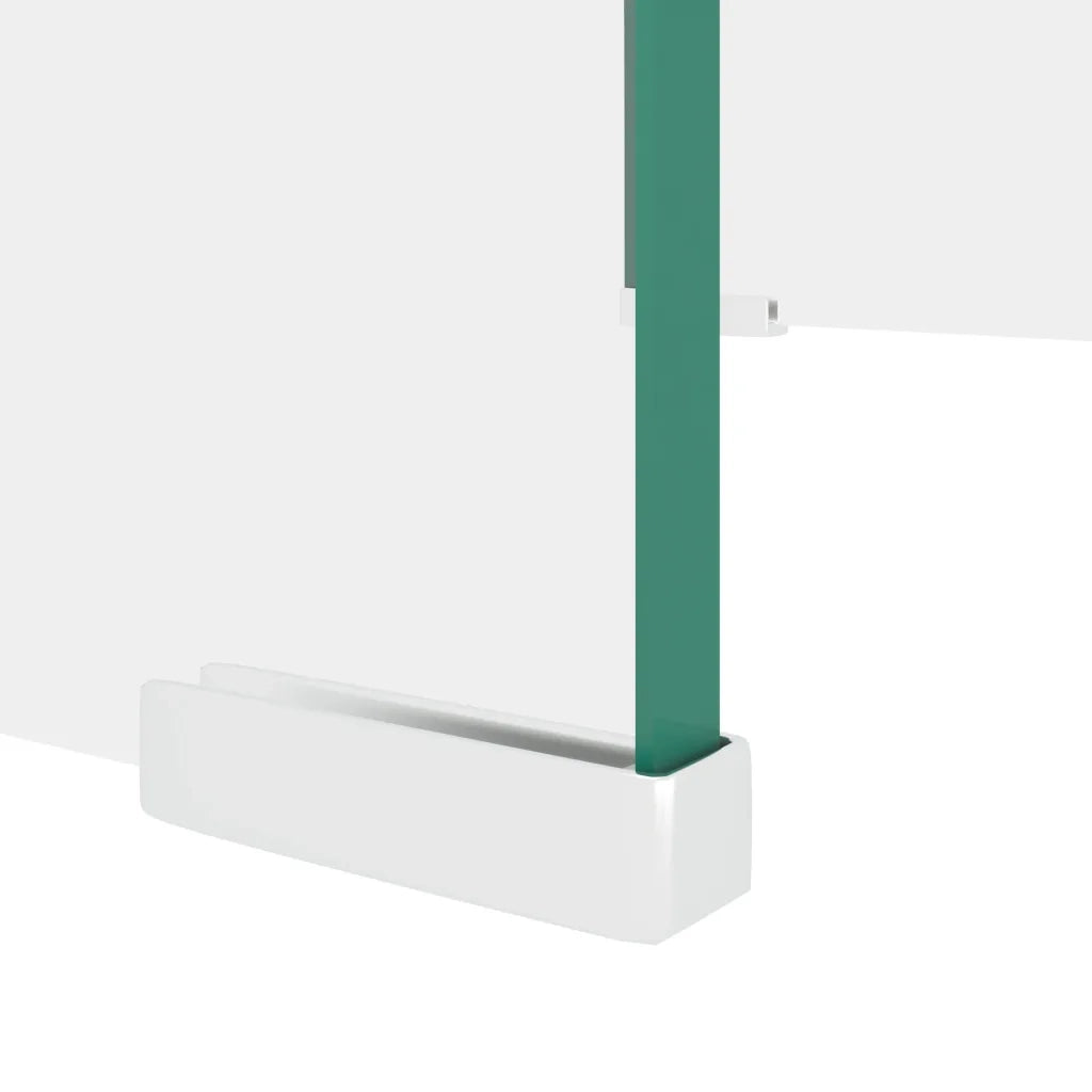 Mobile/Rialzo porta TV | Armadietto TV | Mobile Porta TV in Vetro Bianco 40x25x11 cm