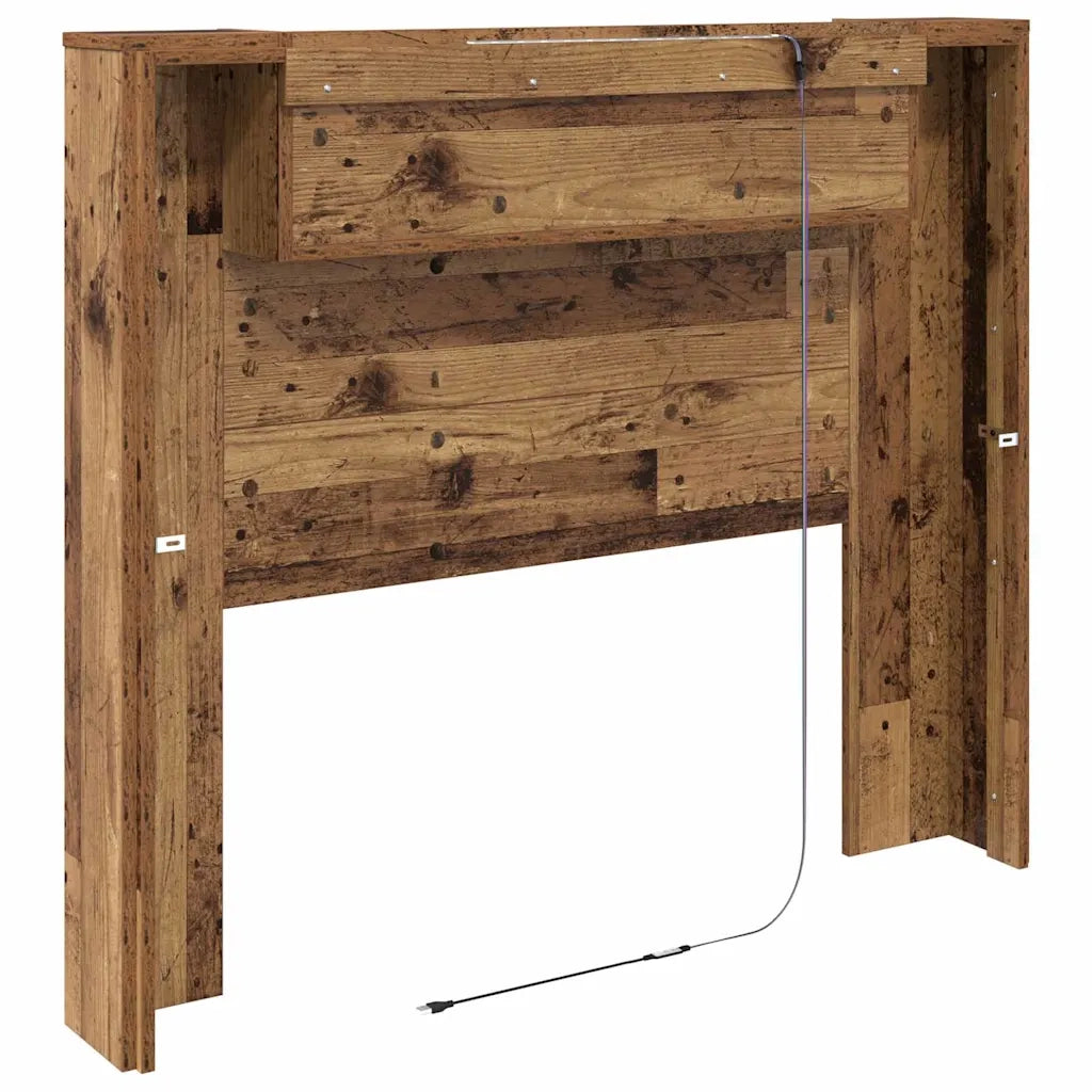 Testiera | Testata Legno vecchio 120 x 15 x 103,5 cm Legno multistrato