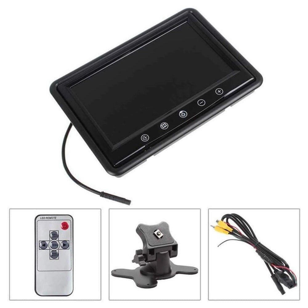 Trade Shop - Monitor Per Videosorveglianza Telecamera Auto Lcd 9 Pollici 12v Maxtech Lcd-9" -