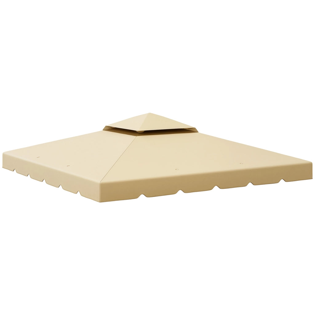 Tettuccio di Ricambio per Gazebo da Giardino ¨C Xylo ¨C 3x3m Poliestere Beige