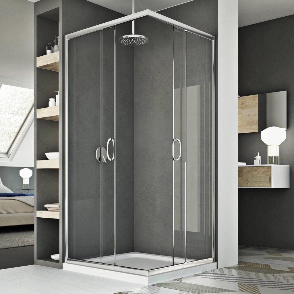 Box doccia 72x90CM H185 trasparente mod. Junior