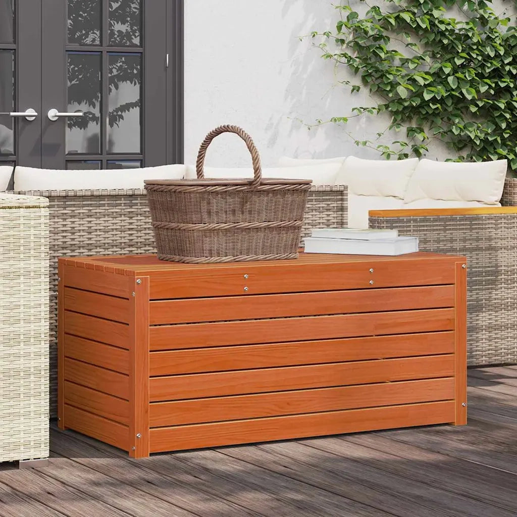 Scatola di Stoccaggio Marrone cerato 101 x 50,5 x 46,5 cm 865398