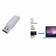 Trade Shop - Lettore Di Schede Di Memoria Usb 2.0 Micro Sd Adattatore Per Pc 480mbps Lto-sm03 -