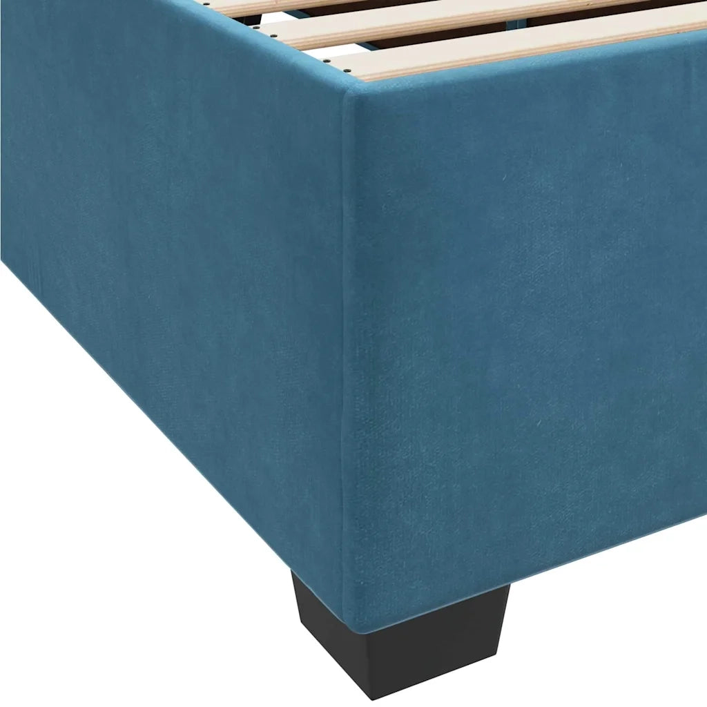 Struttura del letto Blu Scuro 120 x 190 cm Tessuto 3399282