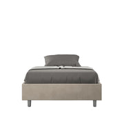 Letto Matrimoniale Francese Sommier 150x200 cm con Rete Azelia Sabbia