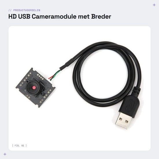 Modulo di Cassetta HD USB con Campo Visivo Ampio