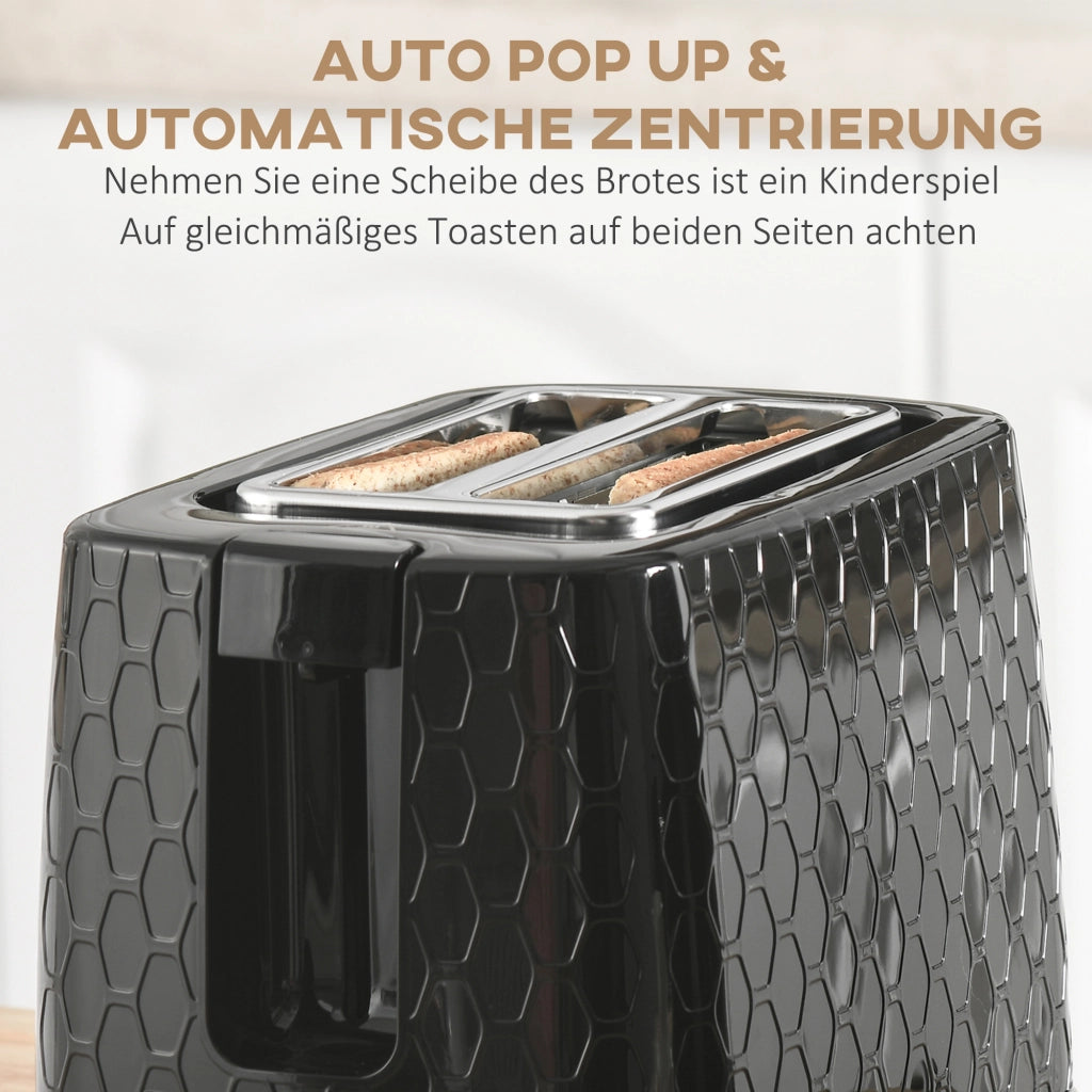 Bollitore e Tostapane Set ¨C Minimal ¨C 1.7L Nero