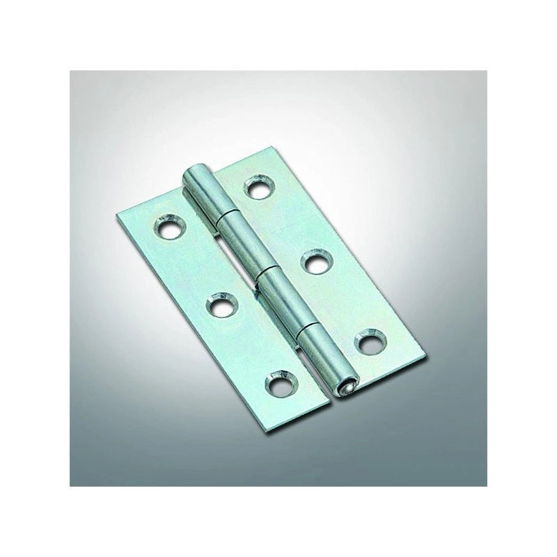 CERNIERA STRETTA PERNO FISSO 60x35 mm - 100 pezzi- CERNIERIFICIO VALTOCE
