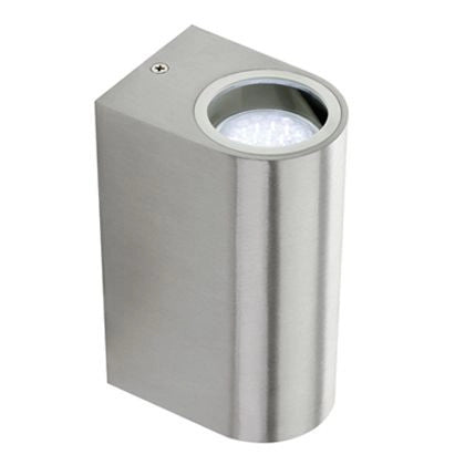 BOBO APPLIQUE 2 LUCI GU10 ACCIAIO