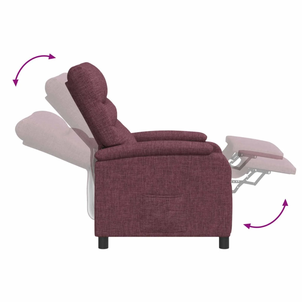 Poltrona Massaggiante Viola Tessuto 42034920
